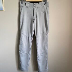 Boys Under Armour Youth Performance Gray Golf Athletic Pants Size YMD